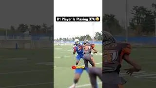 A D1 PLAYER SNUCK IN A 37U GAME😂😂😂