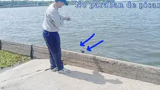 AVENTURA EN MOTO HASTA LA LAGUNA SAN MIGUEL DEL MONTE🏍️🎣 SE DIO LA PESCA,🌊 UNA PESCA CON MI PAREJA💑 