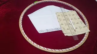 Easiest tracing method using carbon paper | how to transfer a design on velvet fabric