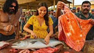 😱 Unstoppable Speed! Mr Ravi Master Fish Cutting Show