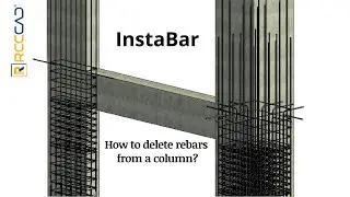 Revit tool InstaBar - How to delete rebars from a column?