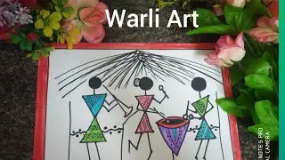 How to draw warli art very easy without paints
