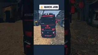 quick job delivery ets2 #shorts
