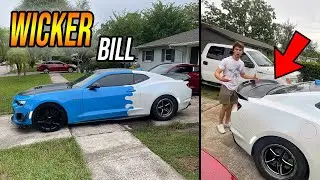THIS SIMPLE, 5 MINUTE MOD MADE MY 6TH GEN. CAMARO LOOK X3 BETTER!? (EOS WICKER BILL INSTALL) #CHEVY