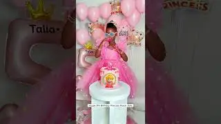 Princess Peach Birthday Surprise: Glitter Cake & Magical Moments! 🎂✨ #GlitterCakeTrend