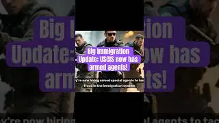 Big Immigration Update: USCIS now has armed agents! 🚨#usimmigration #uscisupdate