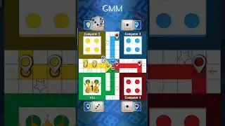 MGM - New ludo king 4 players gameplay #ludo #ludogame #ludoking #ludogameplay #003 #top