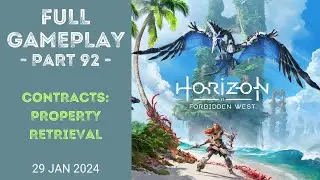 Horizon Forbidden West PS5 Gameplay Part 92 - Property Retrieval - Performance mode - 29 Jan 2024