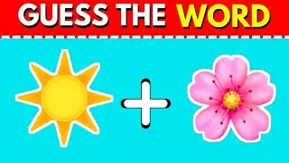 Guess The Word By Emoji | Guess The Word | Emoji Challenge @quizzlemania