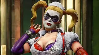 Batman: Arkham Asylum - All Harley Quinn Scenes