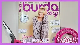 BURDA EASY  4/2025 #burda #burdaeasy #cristianacarpentieri 