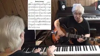 Bonjour tristesse - Jazz guitar & piano cover ( Georges Auric )