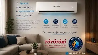 &Kappa;&lambda;&iota;&mu;&alpha;&tau;&iota;&sigma;&tau;&iota;&kappa;ό inverter A+++ TOYOTOMI GOSAI