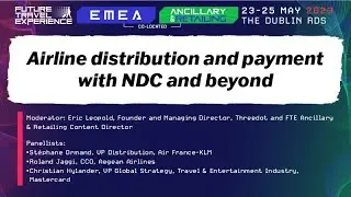 Airline distribution and payment with NDC and beyond