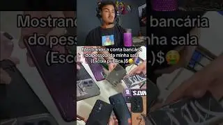 Mostrando a conta banc&aacute;ria do pessoal da minha sala (escola p&uacute;blica)