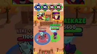 ZIGGY vs DRACO 🔮 #brawlstars #1vs1 #kamikaze