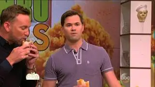 Andrew Rannells interview part3 - gay sex scenes on GIRLS - with clinton kelly - the chew (tv show)