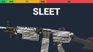 M249 Sleet - Skin Float And Wear Preview