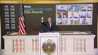 Nareit and REIT Leader in the Light ESG Award Winners Virtually Ring The Closing Bell&reg;