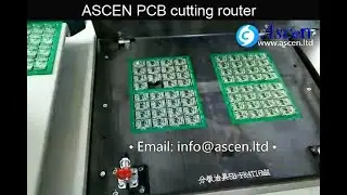 CNC milling PCB router depaneling machine with double station for cutting