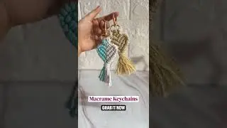 Boho Macrame Keychains - Amazon Finds - gifts for best friend, return gifts  #amazonhaul