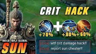 FULL CRITICAL BUILD SUN IN SOLO RANK IS BROKEN!!! 😱 (sun best build 2025)