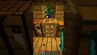 Minecraft POV: I Escaped But Three Baby Zombies Found Me! #Minnecraft #povminecraft #minecraftshorts