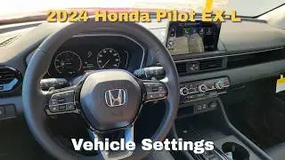 Настройки автомобиля Honda Pilot EXL 2024 года
