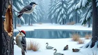 ♡Snowy Birds♡Heart Warming Winter Magical Friendship♡Urdu Motivational♡Nature Beauty♡