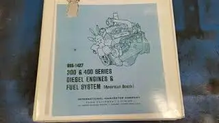 IH 1586 tractor with AMBAC M100 injector pump - leak repair in tractor