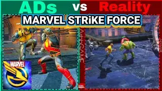 Game Ads vs Reality, Marvel Strike Force