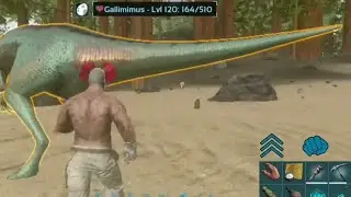 ark mobile survival series redwood Hardcore casual (Ep_08 high level Dyno kill new