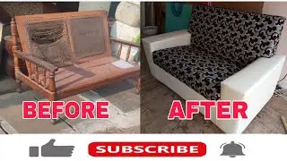 how to make old sofa look new | old sofa new design | old sofa renovation
