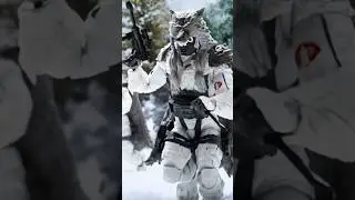 GI Joe Classified - Snow Serpent action figures on patrol! #gijoeclassified #shorts #actionfigure