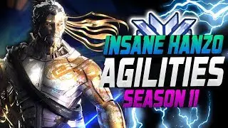 INSANE CARRY Hanzo by - Agilities! [ OVERWATCH SEASON 11 TOP 500 ]