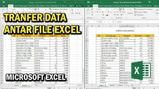 Cara Menyalin Data antar File Excel