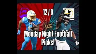Best NFL Picks Today! PrizePicks, ParlayPlay, Underdog and Sleeper! Monday, December 8th.