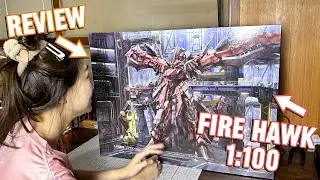 Review รีวิว Mechanicore 1/100 ZMX-42 FIREHAWK ส่องแผงโคตรใหญ่ เห็นแล้วท้ออ