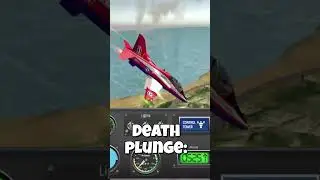 Testing Crash Physics: Hawk fighter jet #shorts