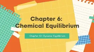 Matriculation Chemistry | Chapter 6.1: Dynamic Equilibrium