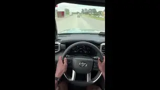Тест разгона Toyota Tundra Platinum 3.4 Twin Turbo V6 2025 года #nbcr