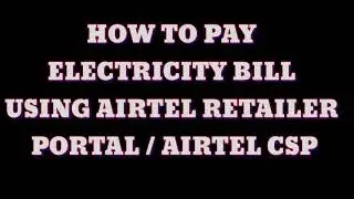 JKPDD BILL PAYMENT ONLINE || ELECTRICITY BILL PAYMENT FROM AIRTEL RETAILER PORTAL | Jammu & Kashmir