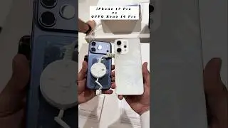 iPhone 17 Pro vs Oppo Reno 14 Pro Camera Test 📸 | #shorts #iphone17pro #iphone
