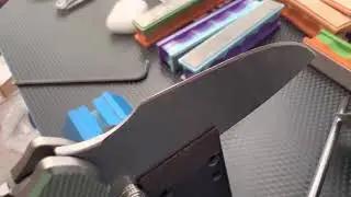 Заточка стали Vanax Super Clean на Wicked Edge