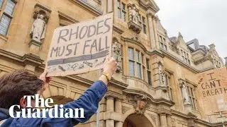 Rhodes must fall: Oxford protesters call for removal of statue
