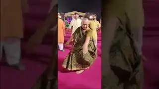 80 years old guju grandma doing garba