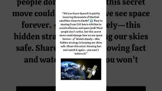 Starlink&rsquo;s Secret Move Could Shock You #geography #ytshorts