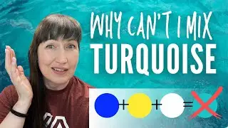 Как смешать бирюзовый цвет: Теория цвета 101