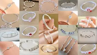 Beautiful Silver Bracelet Trending Design ll Daily Wear Silver Bracelet Function Design For Girl