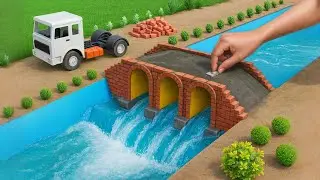 Mini Truck Bricks House Making | DIY Mini Construction House Science Project